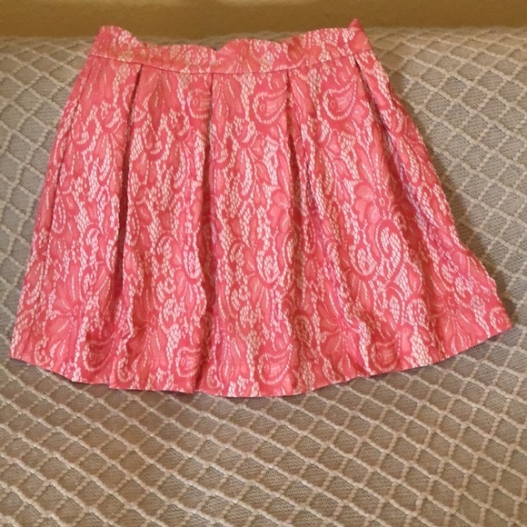 Blue Rain Coral Lace Skirt - L - Picture 5 of 12